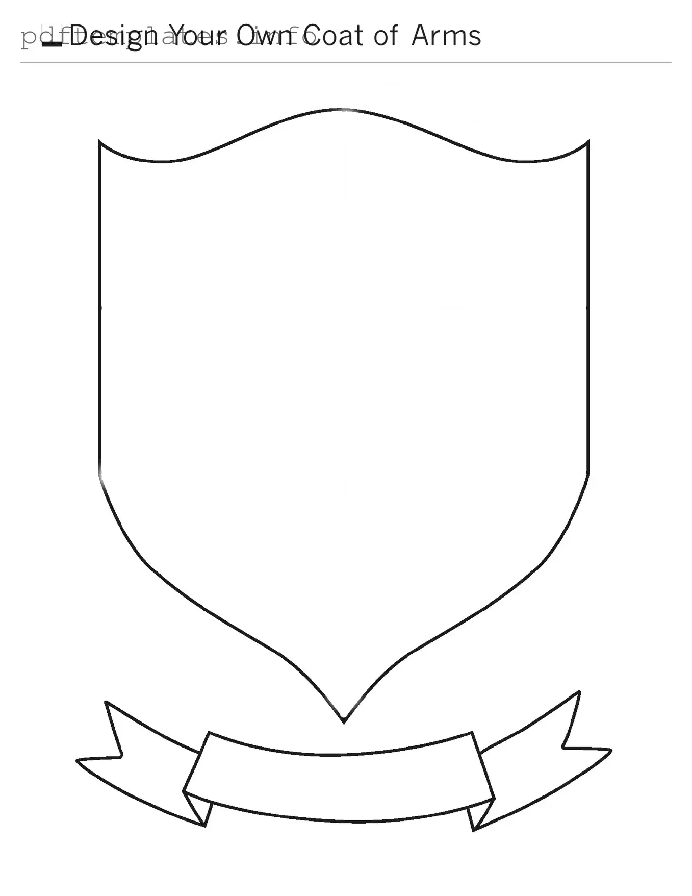 Fill Out a Valid Coat Of Arms Form