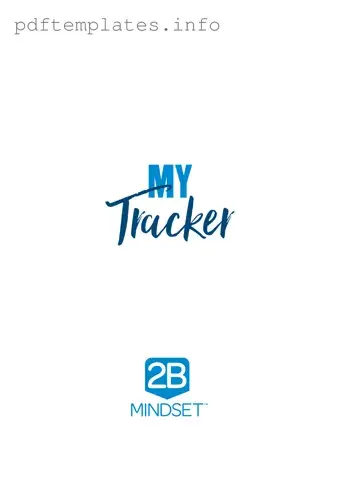 Fill Out a Valid 2B Mindset Tracker Form