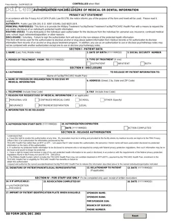 Fill Out a Valid DD 2870 Form